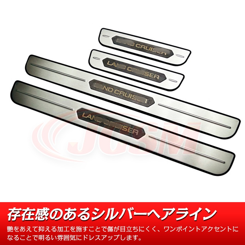 新型 ランドクルーザー 250 LC250 スカッフプレート サイド