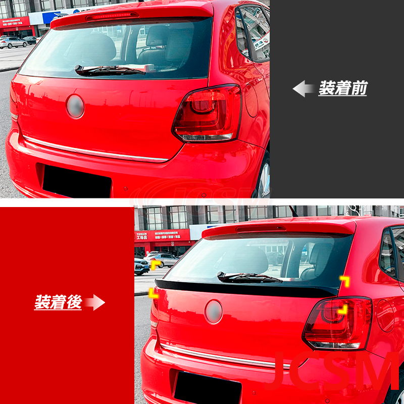 フォルクスワーゲン（Volkswagen） ポロ Polo 6R 6Cトランクスポイラー