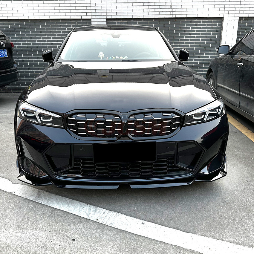 BMW フロントアンダースポイラー リップスポイラー メーカー不明 艶あり黒 piii_p-fl-50689