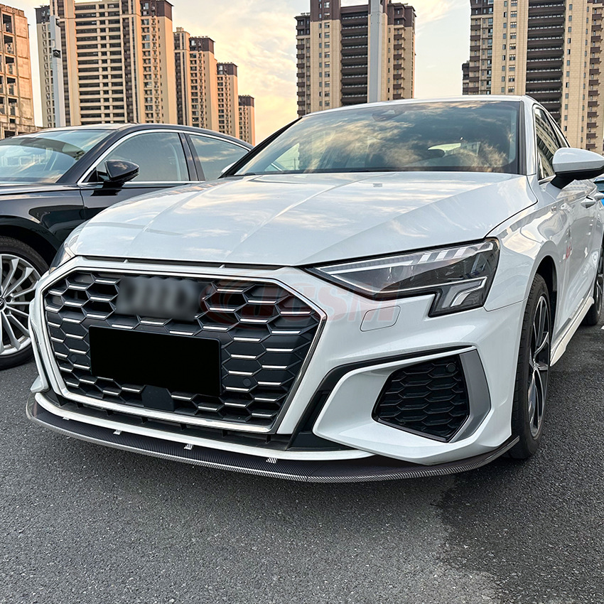 Audi アウディ A3 8Y S3 2021〜 フロントスポイラー フロントリップ  