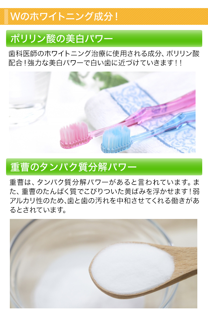ホワイトニング 快適生活 薬用ポリブラッシュ 3(2+1)本 歯 歯