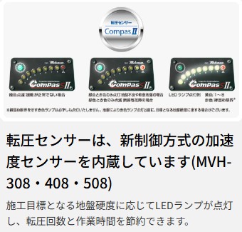 【三笠産業】前後進バイブロコンパクター [MV...の詳細画像4