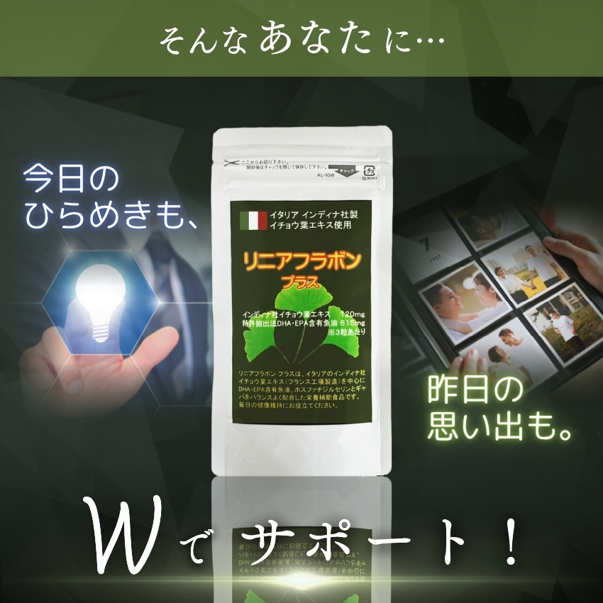 イチョウ葉 DHA EPA 30-45日分 90粒 エキス サプリ お試し価格
