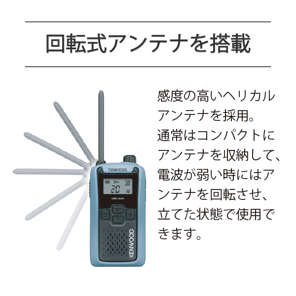 JVCケンウッド（JVC KENWOOD） インカム UBZ-LU20 (H/B/RD/Y