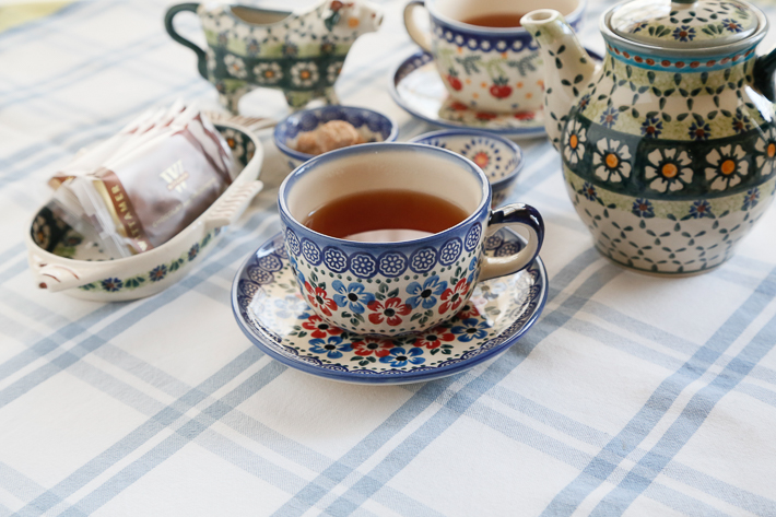 カップ＆ソーサー[W133-166]【ポーリッシュポタリー[ポーランド食器