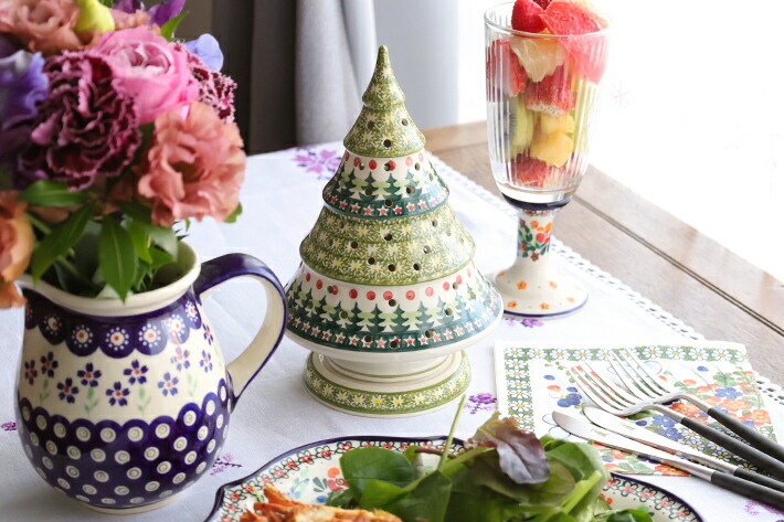 クリスマスツリー[W944-123]【ポーリッシュポタリー[ポーランド食器