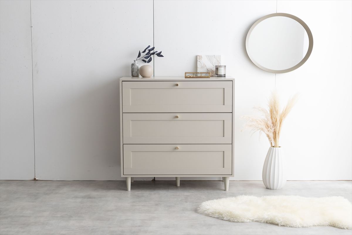 ベージュの洋服タンス チェスト 扉&引出し付き 単身赴任 学生 下宿 昭和レトロ ベージュの洋服タンス チェスト 扉&引出し付き 単身赴任 学生 下宿