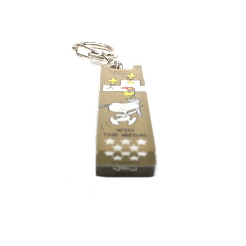 SNOOPY スヌーピー キーホルダー アクリルスティック ゴールド