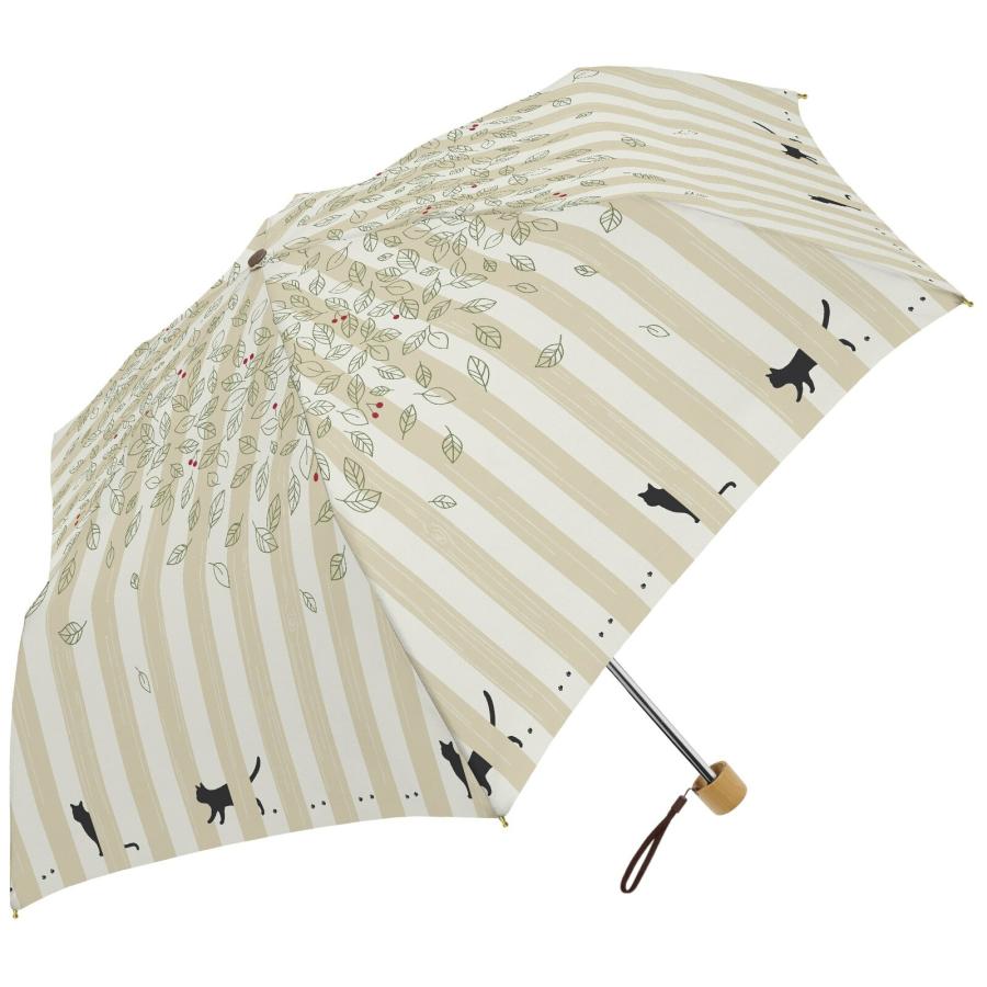 新しいブランド 折りたたみ傘 レディース 晴雨兼用 日傘 雨用 折り畳み 晴れ雨兼用 uvカット 強風対応 コンパクト 収納袋 遮光 猫柄 ねこ 撥水  二つ折り