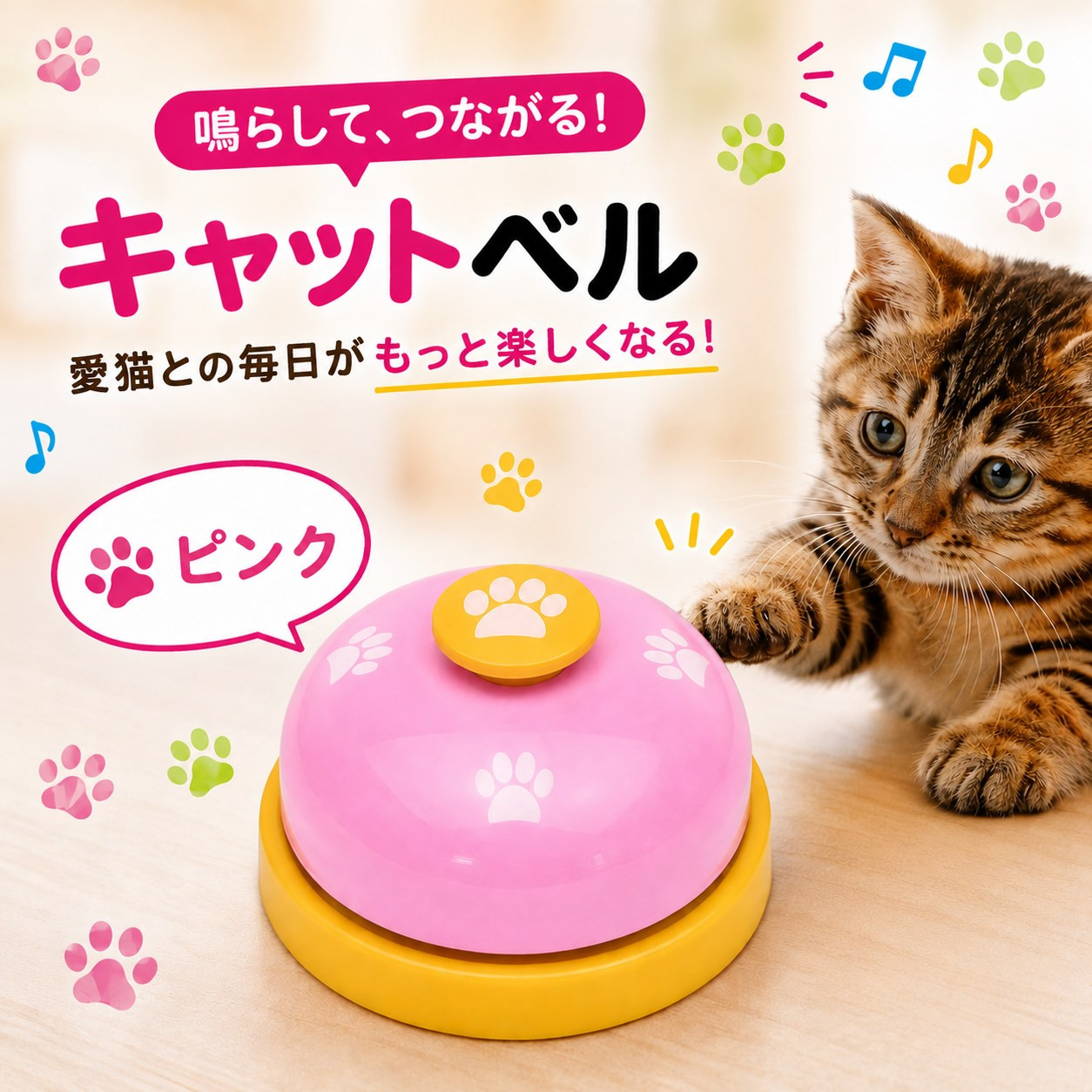 猫のおもちゃ コールベル 猫 おもちゃ キャット ベル 猫グッズ 猫用品 ペット ペットグッズ ペット用 ペット用品 玩具 かわいい 据え置き |  | 03
