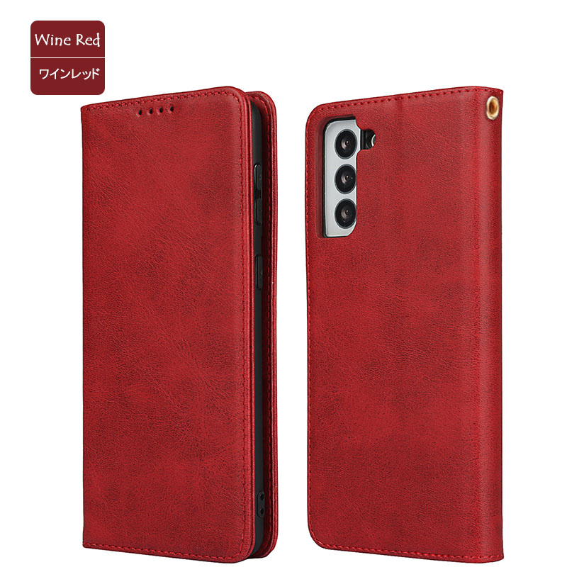 Galaxy S22 ケース 手帳型 KF レザー ギャラクシーS22 SC-51C SC51C