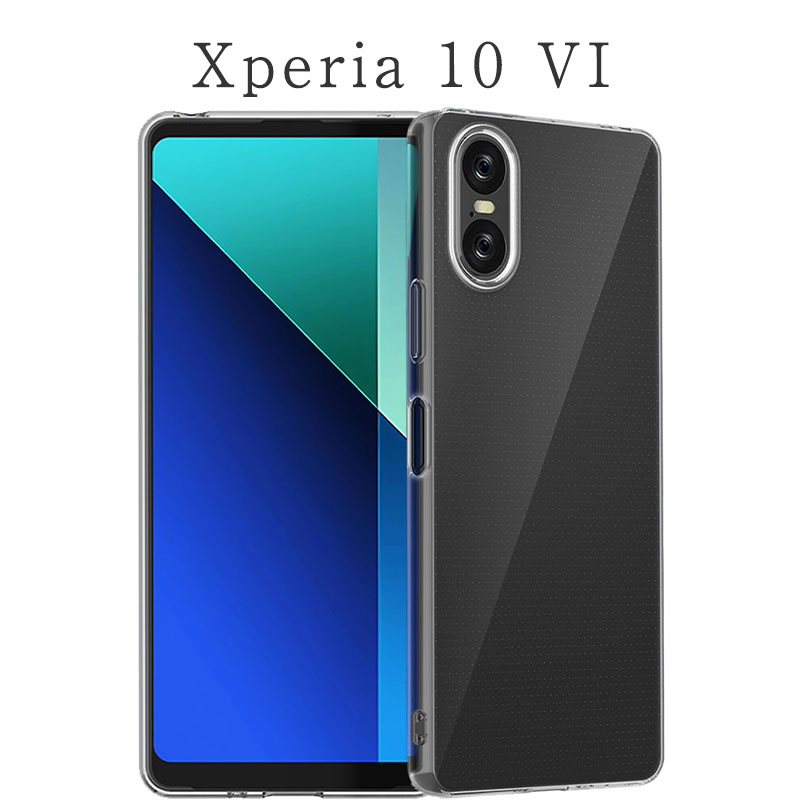 Xperia 10 VI ケース エクスペリア10VI カバー TPU 透明 クリア スマホケース 携帯ケース SO-52E SO52E SOG14  A402SO XQ-ES44 XQES44 耐衝撃 ソフトケース : b033 : スマホケースのKFストア - 通販 - Yahoo!ショッピング