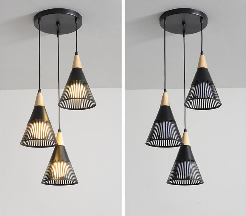 3灯 ポストモダン ペンダントライト 天井照明 LEDランプ 欧米簡約 工事必要 室内照明器具 シャンデリア 廊下 玄関 商業 レストラン カフェ バー 高品質 吊下げ灯_2