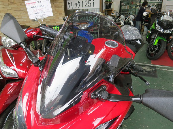 カワサキ Kawasaki Ninja250('13-) ウィンドシールド 99994-0365