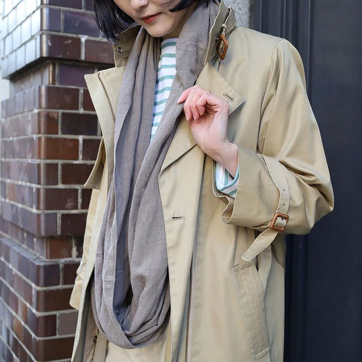 kontex（コンテックス） コットンスヌード スヌード 綿100% マフラー