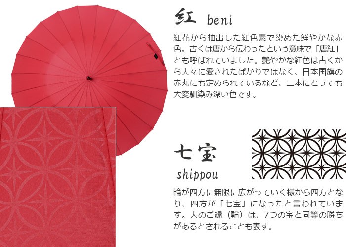 mabu マブ 傘 24本骨傘 超軽量 番傘 雨傘 和柄 グラスファイバー