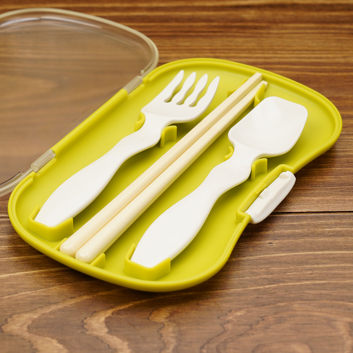mii トリオカトラリーセット 子供用 お弁当 箸 スプーン フォーク 3点