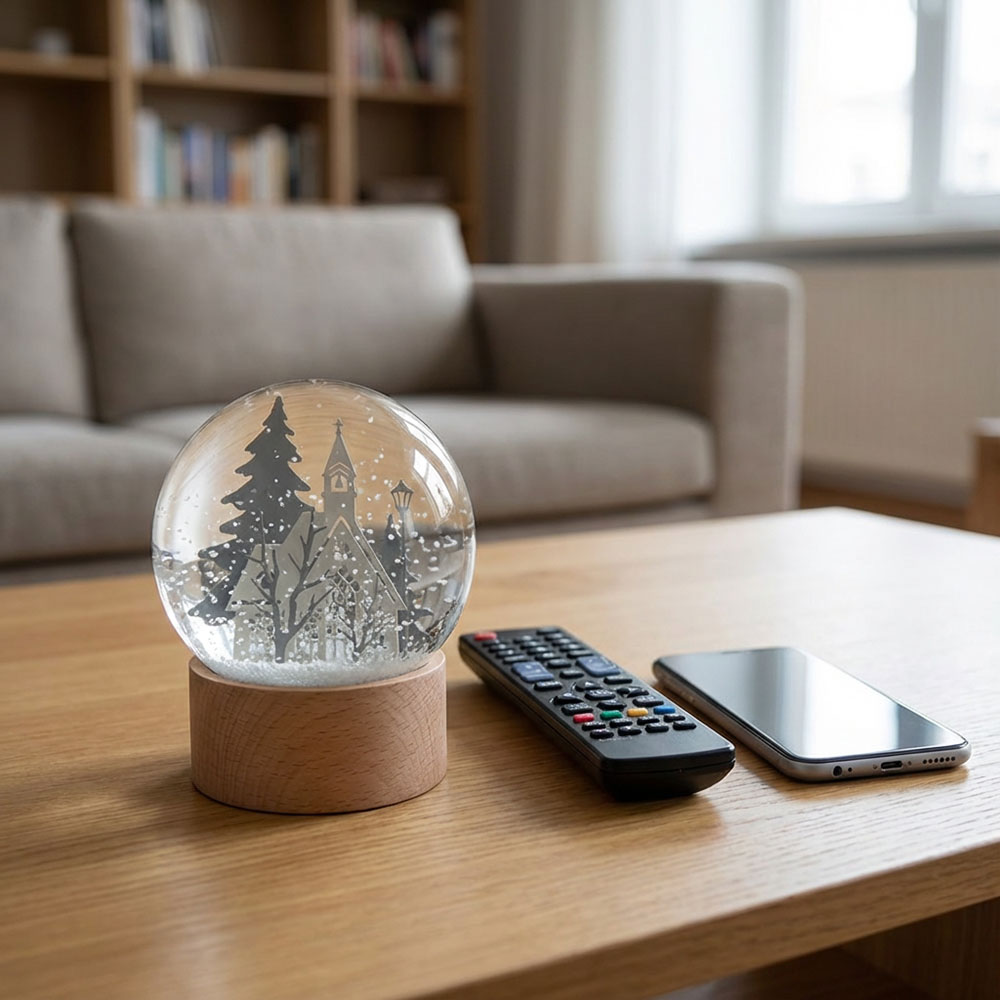 スノードーム 北欧 ガラスドーム インテリア 置物 オブジェ 卓上