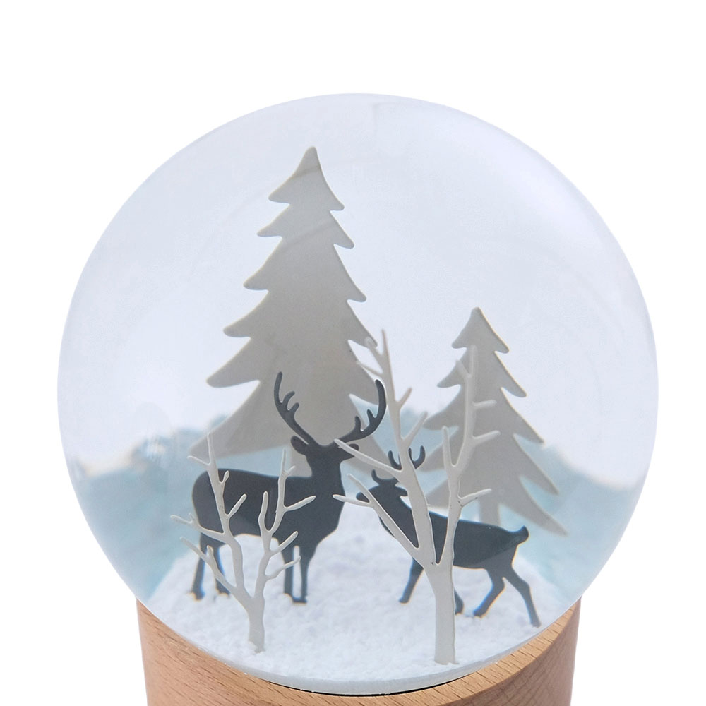 スノードーム 北欧 ガラスドーム インテリア 置物 オブジェ 卓上