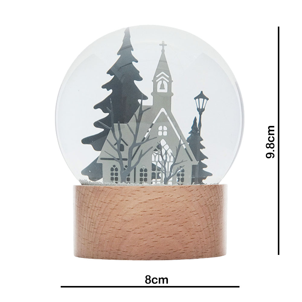 スノードーム 北欧 ガラスドーム インテリア 置物 オブジェ 卓上