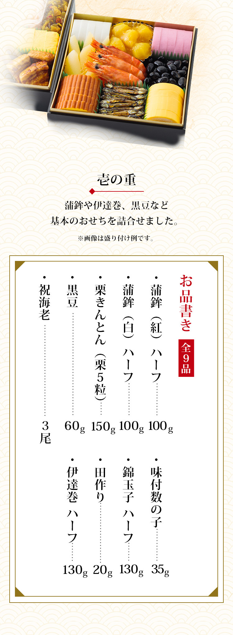 壱の重