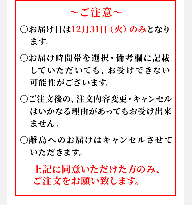 お届け状態について