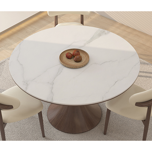 レビュー特典・セラミック ダイニングテーブル 丸テーブル 大理石風