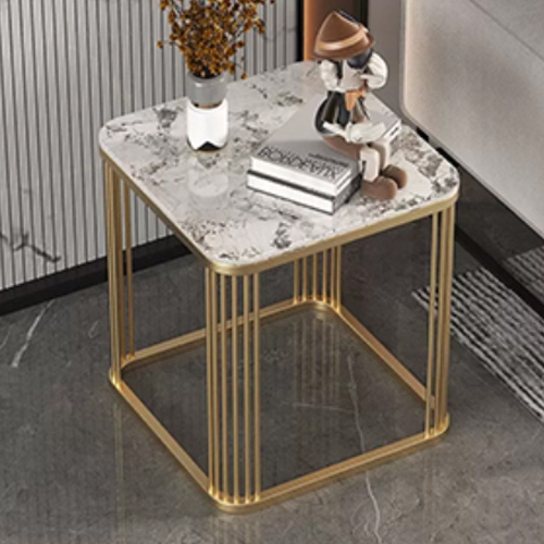 期間限定セール☆サイドテーブル セラミック天板 大理石調 幅40 50