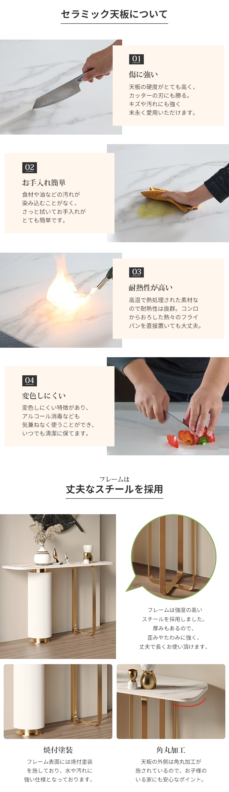 コンソールテーブル 幅107 天板大理石 飾り台 家具 X003 コンソールテーブル 幅107 天板大理石 飾り台 家具 X003