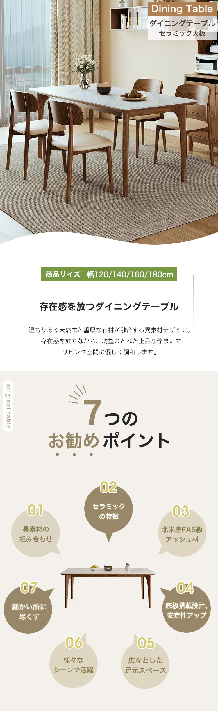 楽天市場】ダイニングテーブル セラミック天板 ホワイト 幅100