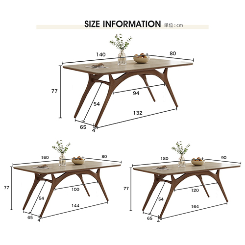 6%OFFクーポン☆ダイニングテーブル 木目調セラミック天板 幅140/160