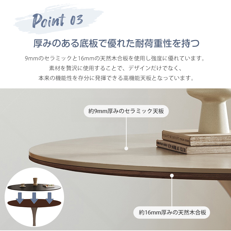 10%OFF期間限定☆レビュー特典・ダイニングテーブル 丸テーブル 120