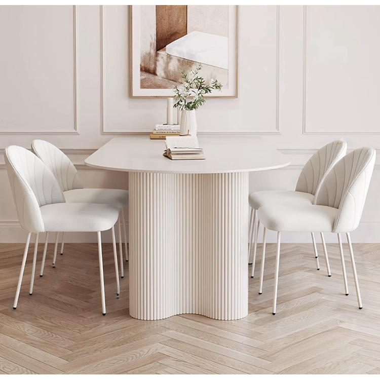 10%OFF期間限定☆レビュー特典・ダイニングテーブル 白 セラミック