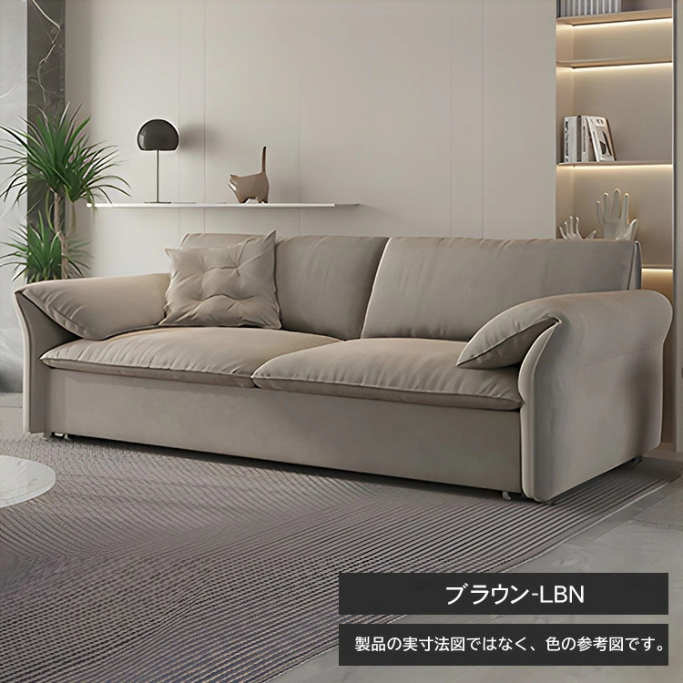 10%OFF期間限定☆ソファベッド 収納箱付き ソファ 2人掛け 3人掛け