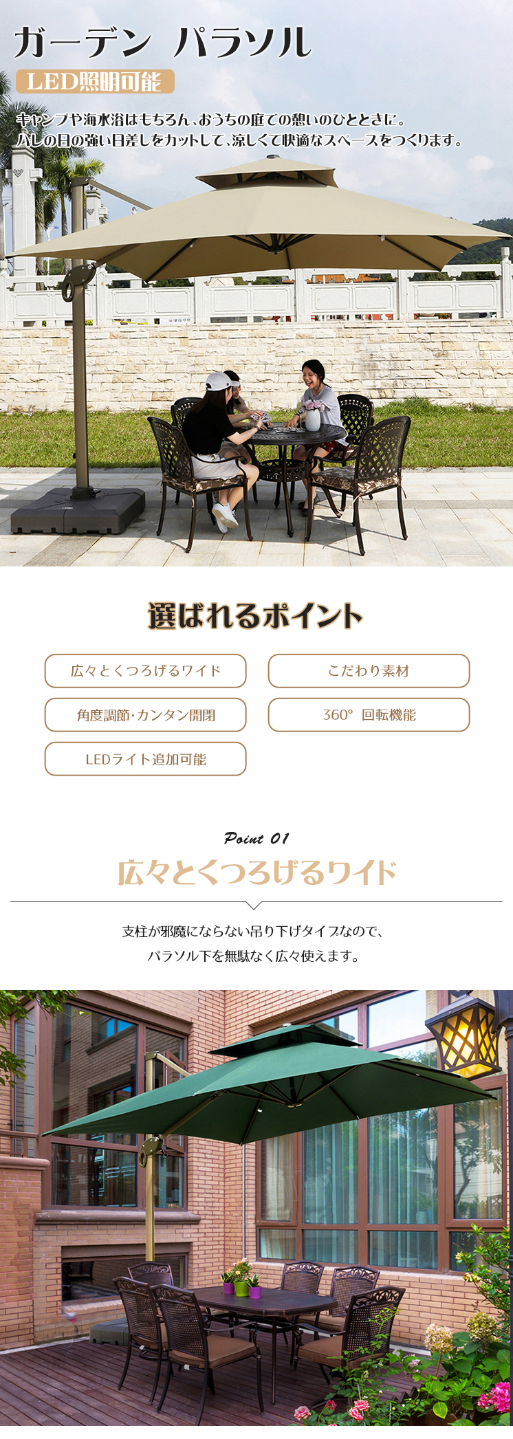 10%OFF期間限定☆パラソルセット ガーデンパラソル ベースセット 土台 10%OFF期間限定☆パラソルセット ガーデンパラソル ベースセット 土台