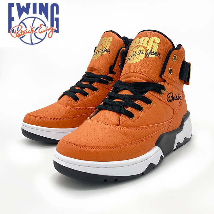 EWING ATHLETICS ユーイング アスレチックス 33 HI OG BASKETBALL / BLACK / WHITE バスケットボール オレンジ パトリック ユーイング 限定 正規取扱店の画像