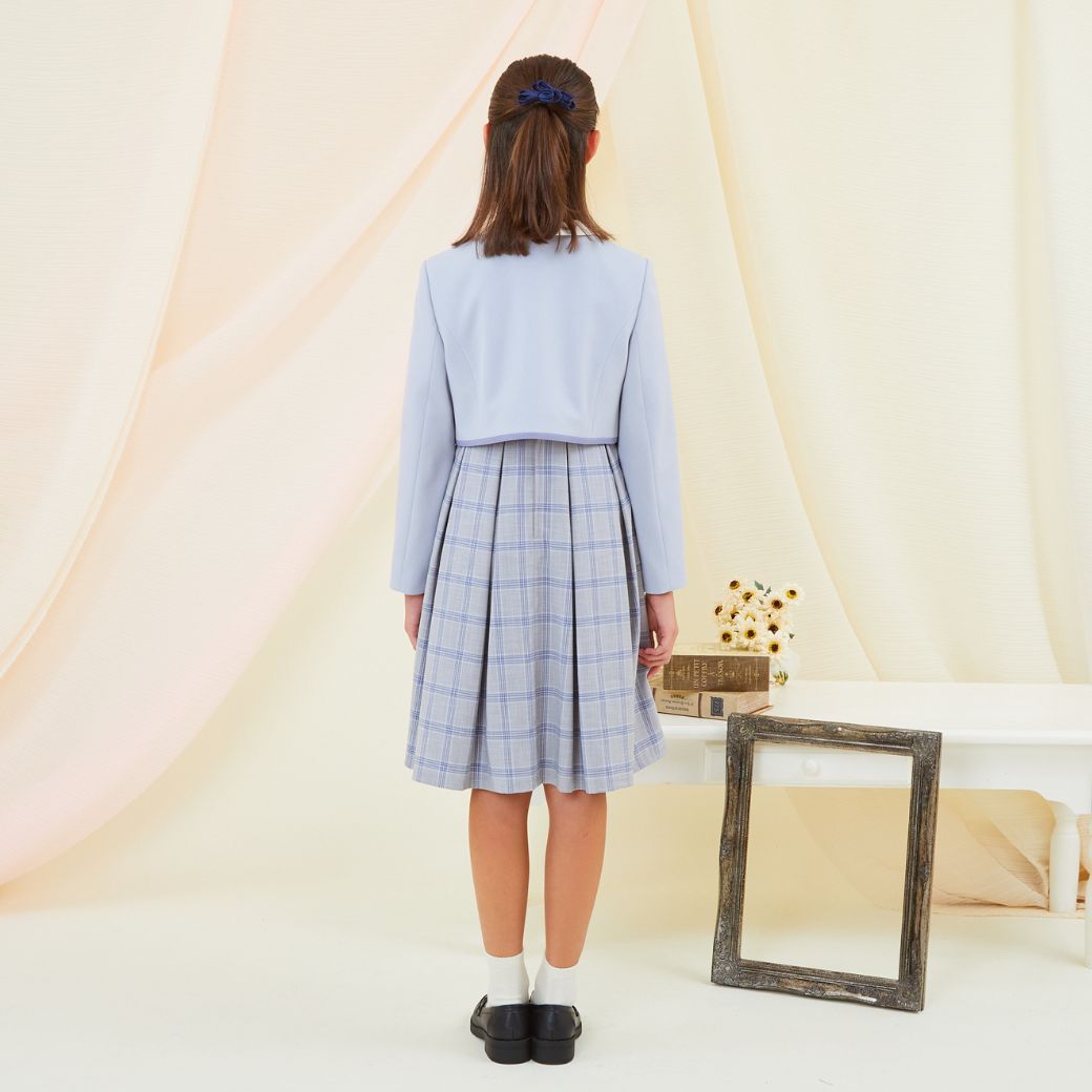 CHOPIN 子供服 女の子 ダブルボタンチェックアンサンブル スーツ