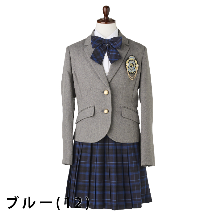 ゆったりサイズ　KANSAI KIDS フォーマル　160B 紺　グレーチェック ゆったりサイズKANSAI KIDS フォーマル160B 紺グレーチェック