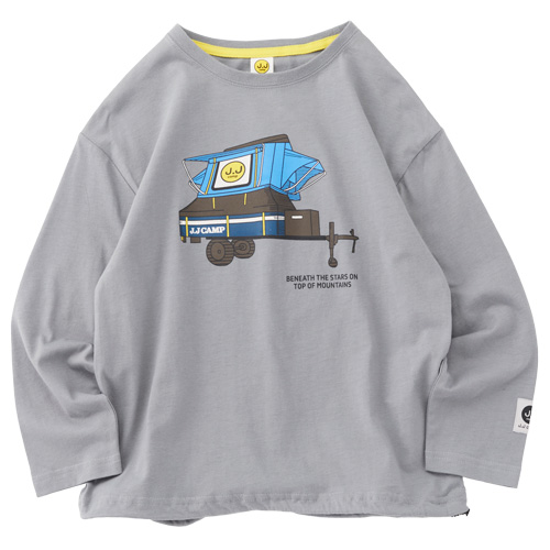 J.J CAMP 長袖 キッズ Tシャツ 子供服 親子コーデ ロンT 男の子