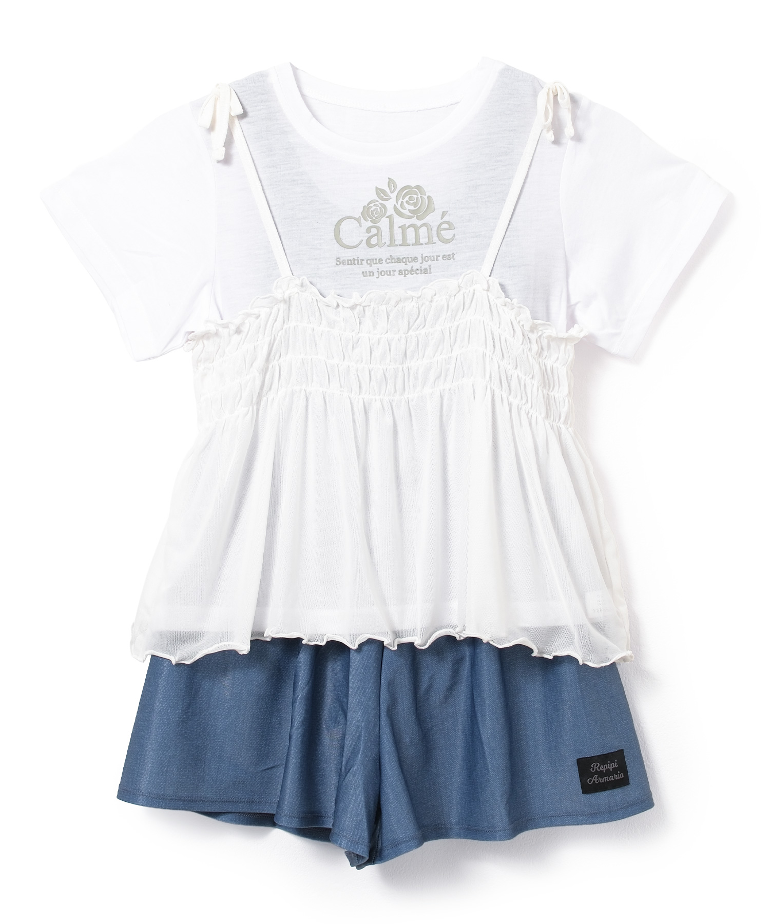 repipi armario（レピピアルマリオ） キッズ 水着4点セット Tシャツ