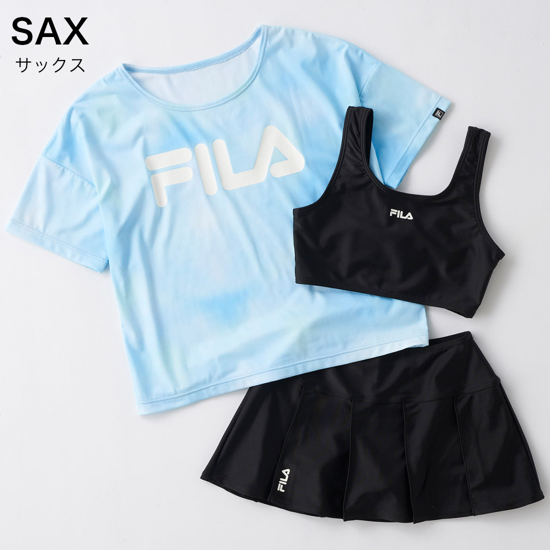 FILA タイダイTシャツ 水着 3点セット ...の詳細画像2