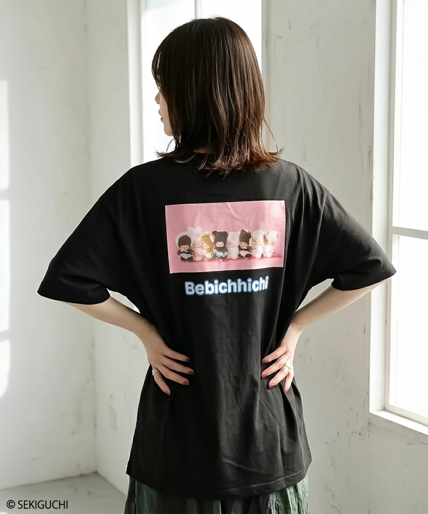 RiCO SUCRE（リコシュクレ） モンチッチコラボ レディース 半袖Tシャツ 