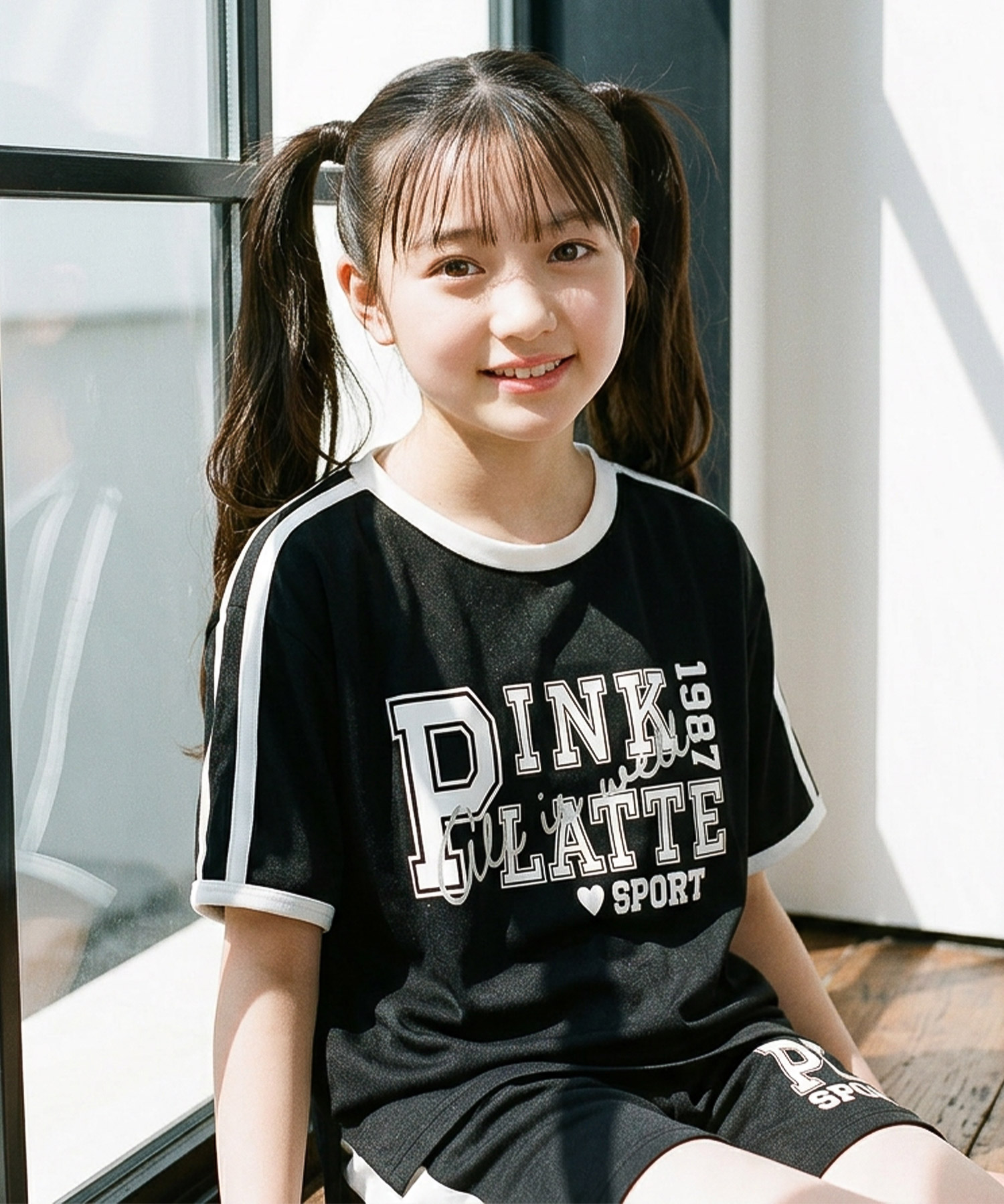 PINK-latte（ピンクラテ） PINK latte SPORT 半袖 セットアップ