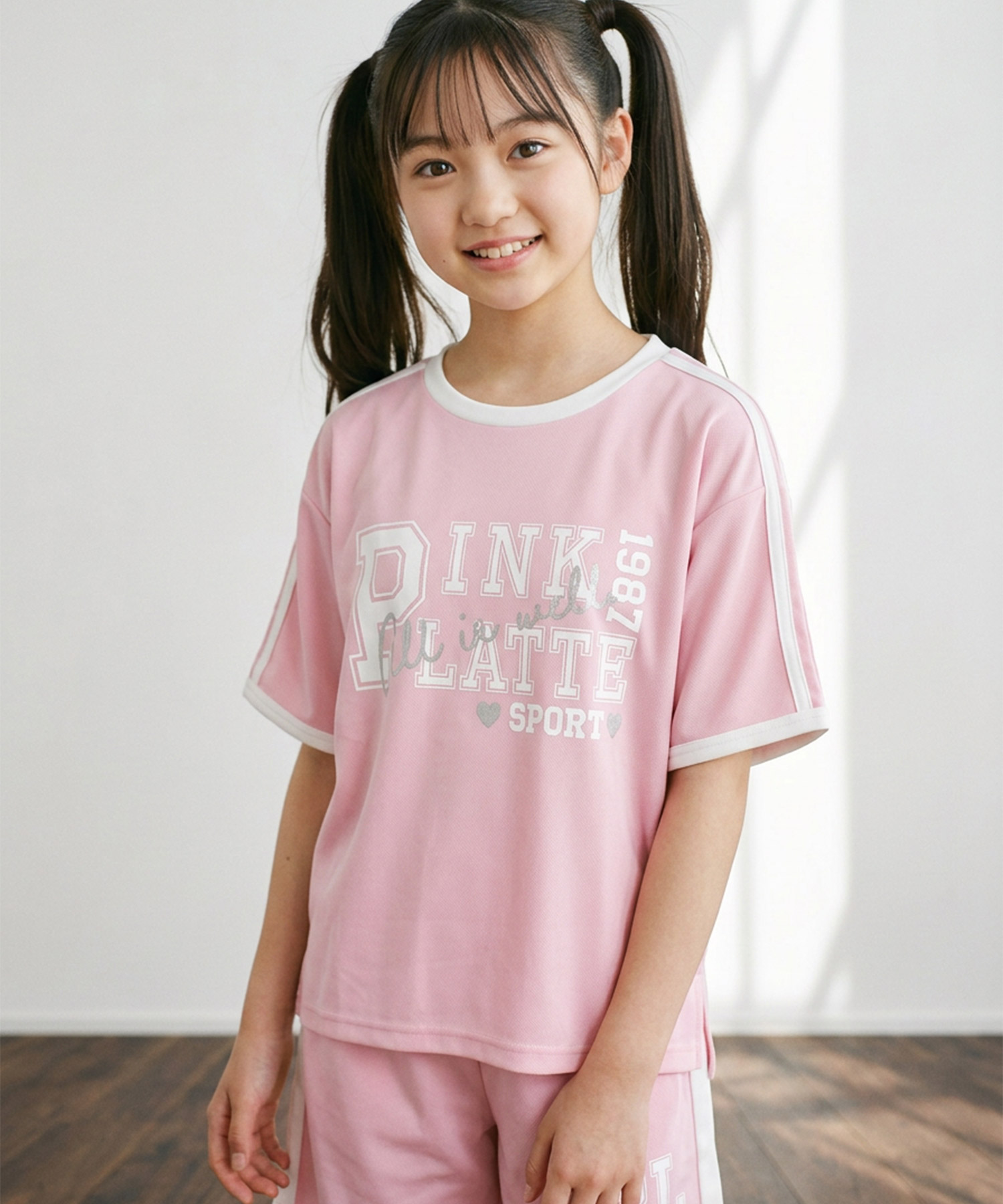 PINK-latte（ピンクラテ） PINK latte SPORT 半袖 セットアップ