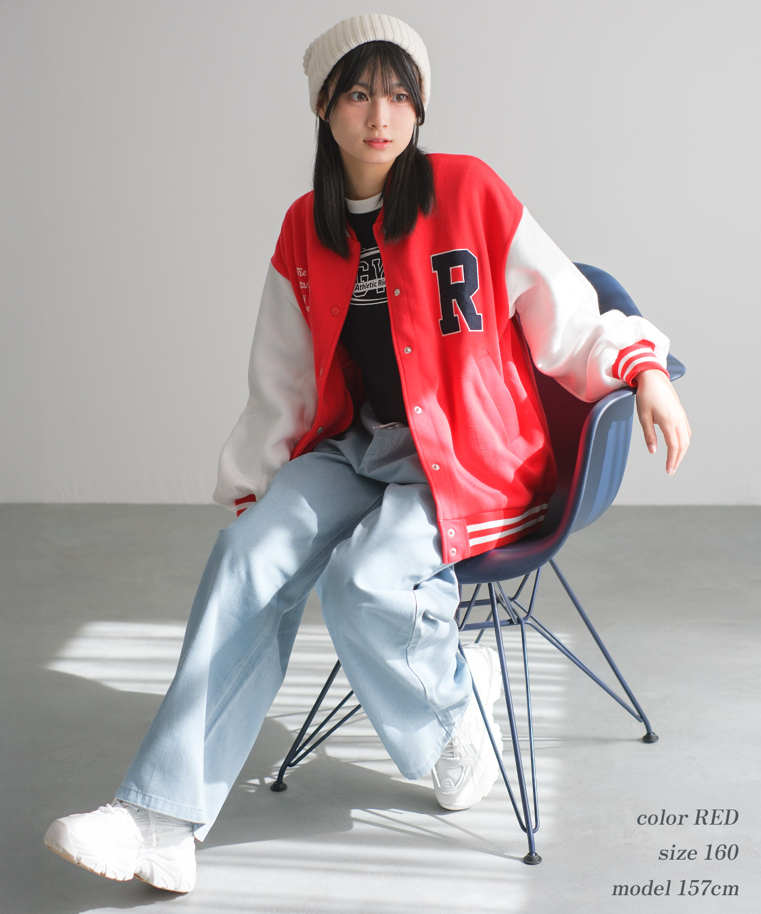 RiCO SUCRE（リコシュクレ） 子供服 女の子 裏起毛 スタジャン