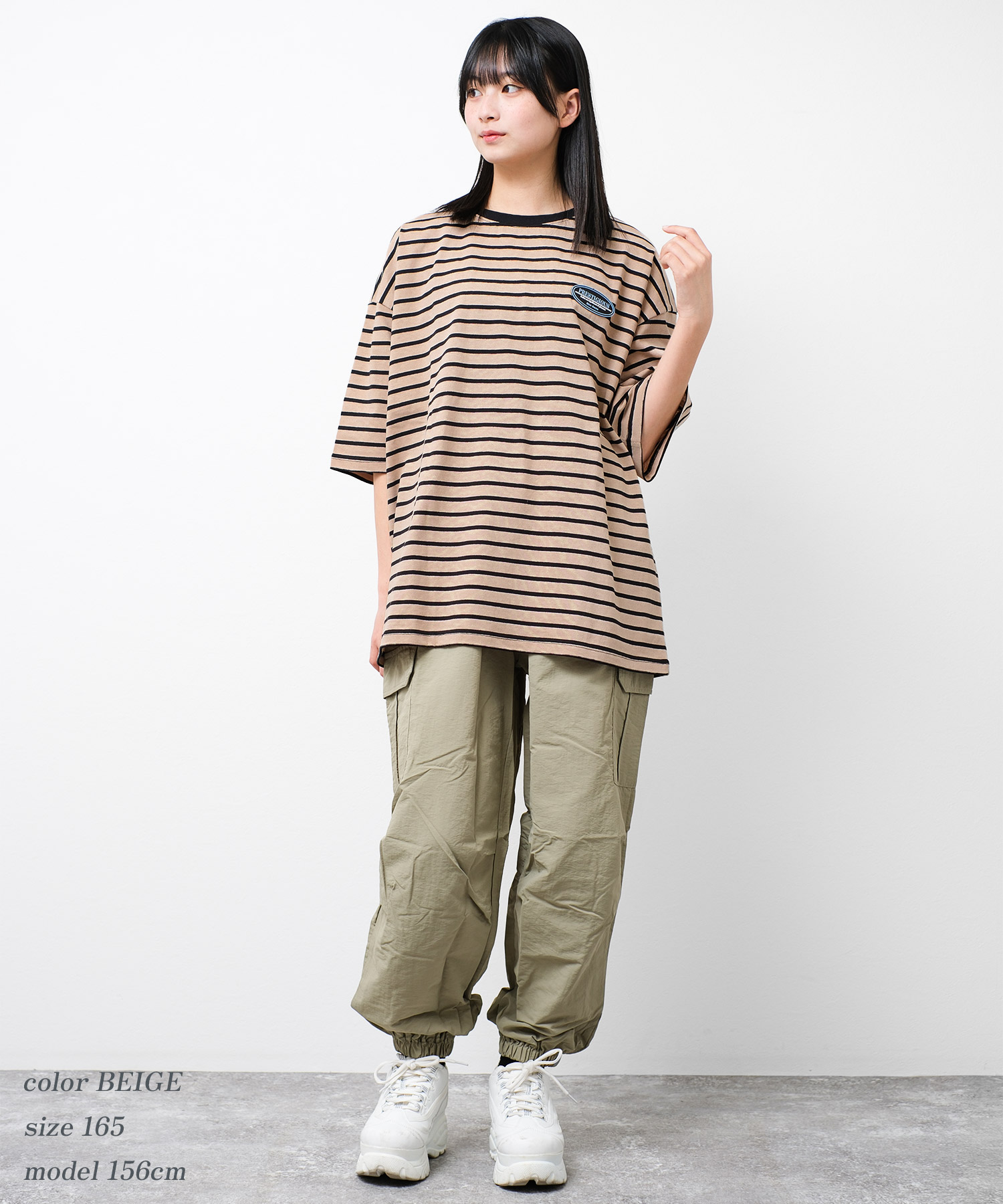 RiCO SUCRE 子供服 女の子 ビッグシルエット ハーフスリーブ