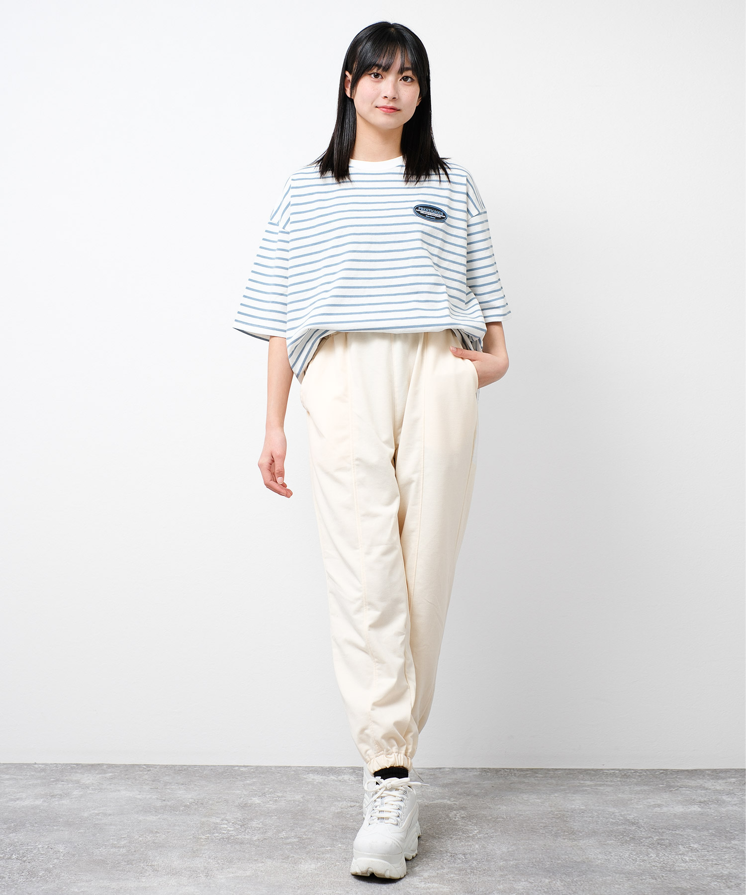 RiCO SUCRE 子供服 女の子 ビッグシルエット ハーフスリーブ