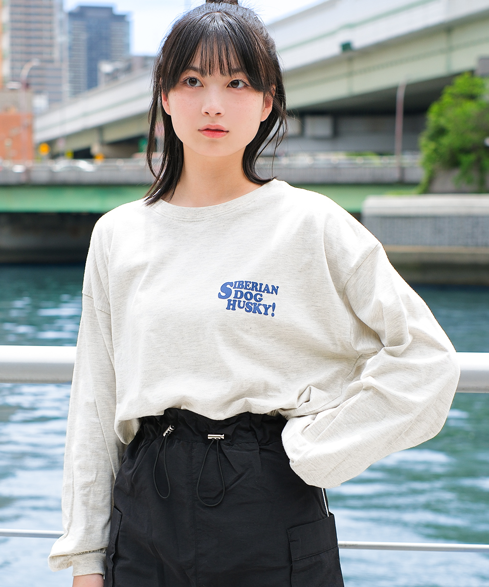 siki子供服整理中　0523 RiCO SUCRE 子供服 女の子 肩あき 半袖Tシャツ ロゴ刺繍
