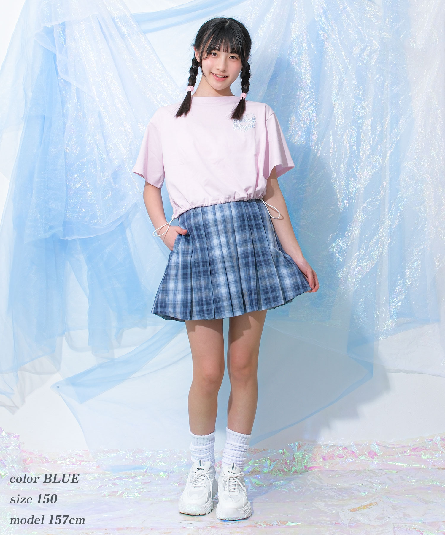 RiCO SUCRE（リコシュクレ） 子供服 女の子 プリーツスカート ミニ