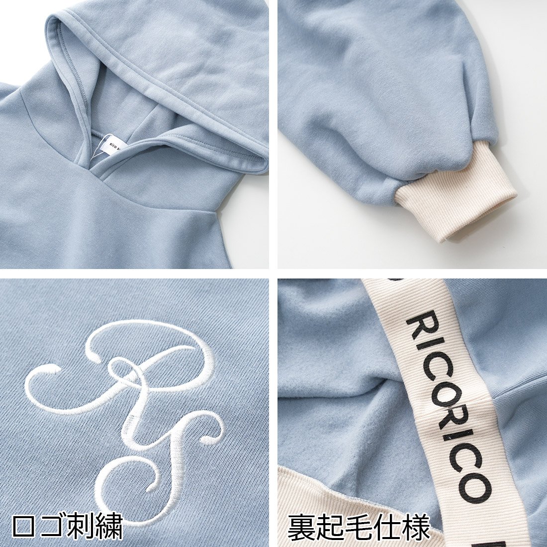 Amazon.co.jp: [Ywnz-eight] ふわふわ 裏起毛 パーカー 女の子